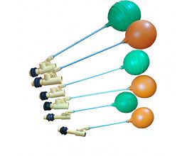 Brass float valve and plastic ABS floating valve with plastic ball