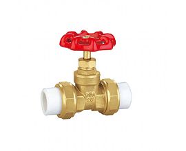 Medium Pressure Pressure and Brass Material PPR gate valve