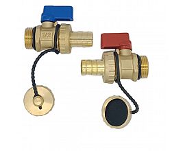 Boiler drain valve for water