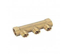 Brass Forged Three Way Manifold