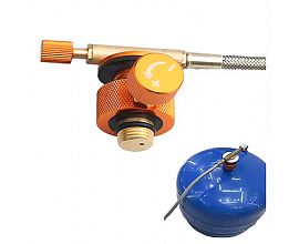 Camping Gas Stove Connection Valve Propane Cylinder Tank Hose Adapter 60cm