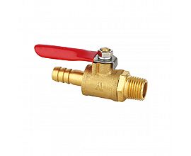 Mini ball valve for stove gas control valve