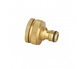 Reusable brass fitting expandable garden tap hose fitting