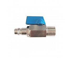 Europe popular Brass mini ball valve with nozzle