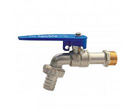 Cheaper Lockable hose zinc-alloy bibcock  garden water tap with key