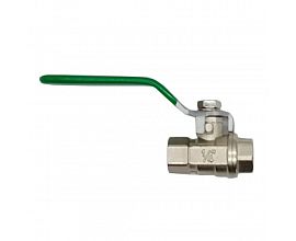 1/4" NPT brass valve nickel plated ball valve