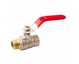 Standard Long Steel Handle Brass Ball Valve