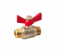 Brass Ball Valve with Butterfly Handle