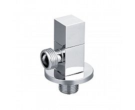 Chrome Plated Brass Square Angle Valve for Bathroom