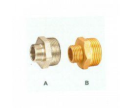 Brass Reducing Hex Nipple