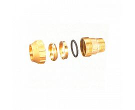 Compression Fitting Straight Male Adaptor