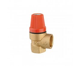 ​Brass female thread safety valve with red cover