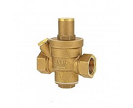 Brass water pressure regulator valve