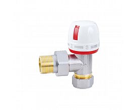 1/2" Angle Brass Radiator Valve