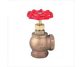 Angle bronze globe valve