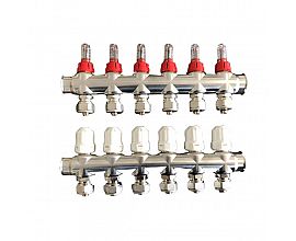 Stainless steel flowmeter manifolds