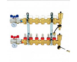 brass manifold for hot water system