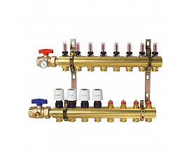 under floor heating brass manifold