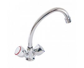 Double Handle Single Hole Kitchen Sink Faucet