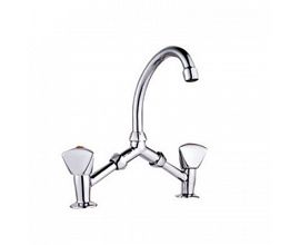 Fashion Double Handle Kitchen Faucet