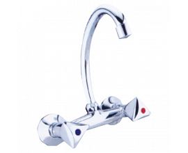 Commercial Double Handle Kitchen Faucet