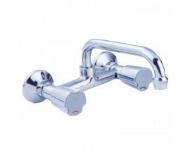 Modern Two Hole Basin Mixer Taps