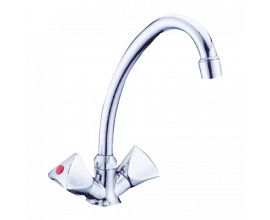 Double Handle Wash Basin Faucet