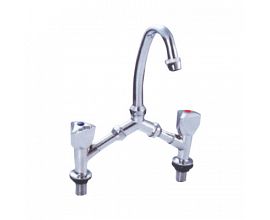 Chrome Plated Finish Kitchen Faucet