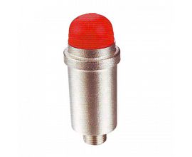Brass Air Vent Valves with Red Cover