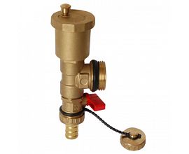 Brass manifold parts of brass exhausting valve