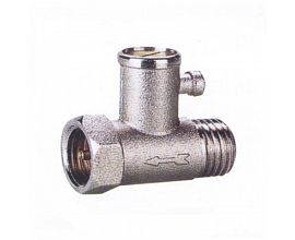 Brass pressure relief valve