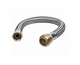 Garden stainless steel hose connector with female nut