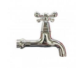 Chrome Plated Brass Pillar Sink Tap