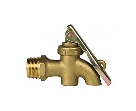 South Africa/America popular Lockable Brass Color Bibcock With Lock