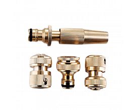 Brass garden tool connector