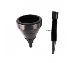 Universal Car Funnel with Soft Tube Plastic Funnel Can Spout For Oil Water Fuel Petrol Gasoline