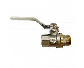 Europe steel handle with plastic cover Female brass ball valve