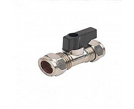 UK market popular 15mm 22mm brass isolating valve for copper pipe
