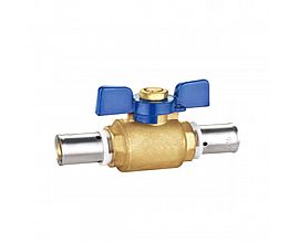 Brass press fittings for ball valve