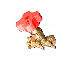 Brass balancing control ball valve