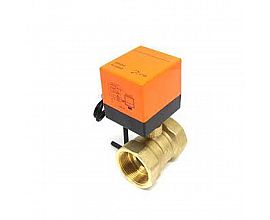 2 Way 1/2" 3/4" 1" 1-1/4" 12VDC Brass 2 Wires 2 Control Electrical Motorized Ball valve