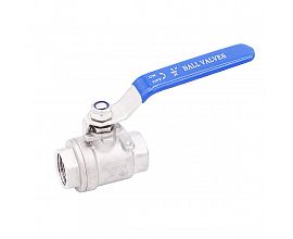 Stainless steel 2pcs SS304 ball valve Screw Ends 1000PSI