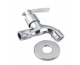 Wall Mounted italy bibcock abs faucet washing machine plastic tap