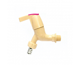 Asia market sell well plastic faucet bibcock with nozzle