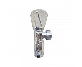 Chrome plated Brass Angle Cock Valve for Wash Basin Sanitary