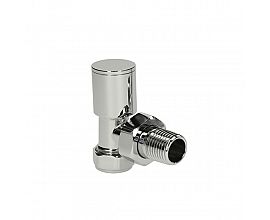 Towel Rail Angle Radiator Valves Brass Chrome Head