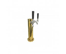 Stainless Steel beer Tap Tower Double Faucet Tower