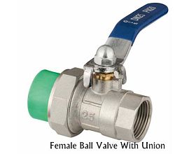 Female Brass PPR Ball Valve