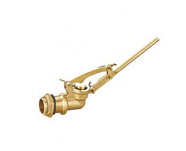 Brass floating valve with plastic ball