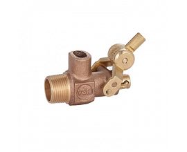 tank bronze float balance ball valve with 5" plastic ball